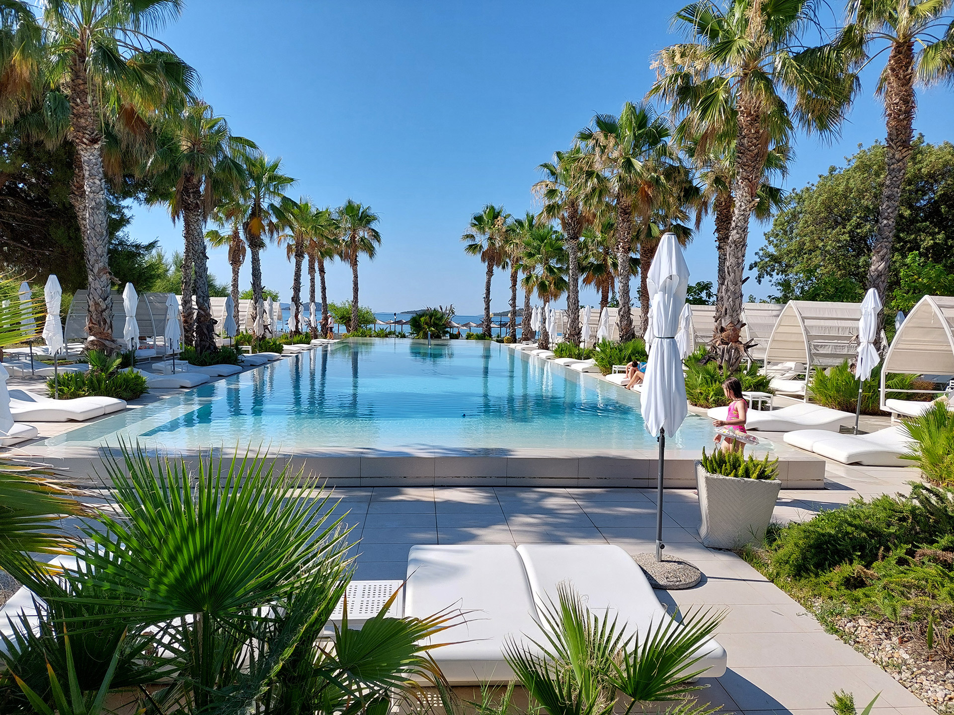 Rantaloma Splitin seudulla allas