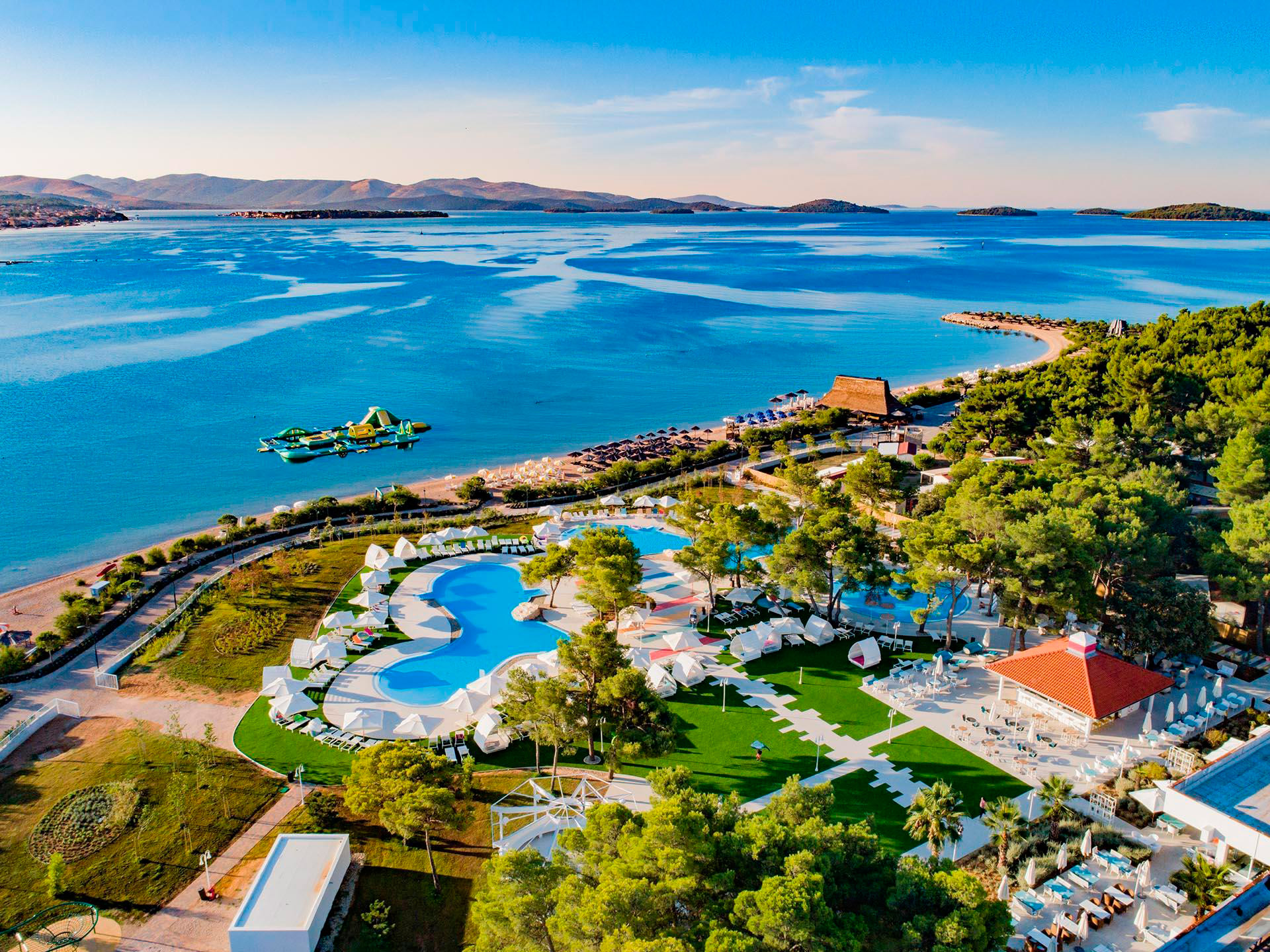 Perheloma Splitin seudulla näkymä